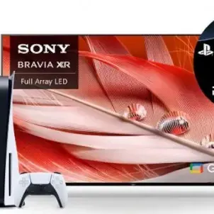image #0 of טלוויזיה חכמה Sony Bravia LED 55'' Android Smart TV 4K XR-55X90JAEP + ערכת קונסולת Playstation 5 Blu-Ray הכוללת בקר אלחוטי ומשחק Marvel Spider-Man Miles Morales
