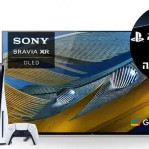 image #0 of טלוויזיה חכמה Sony Bravia OLED 55'' Android Smart TV 4K XR-55A83JAEP  + ערכת קונסולת Playstation 5 Blu-Ray הכוללת בקר אלחוטי ומשחק Marvel Spider-Man Miles Morales
