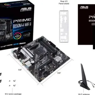 image #7 of לוח אם ASUS PRIME B550M-A WIFI II AM4 AMD B550 DDR4