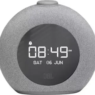 image #0 of מציאון ועודפים - רמקול Bluetooth עם רדיו FM ותצוגת שעון JBL Horizon 2 - צבע אפור