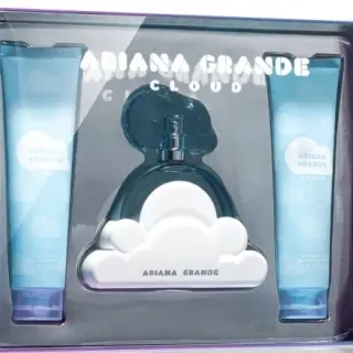 image #0 of מארז בושם לאישה 100 מ''ל Ariana Grande Cloud או דה פרפיום E.D.P + קרם גוף 100 מ''ל + ג'ל רחצה 100 מ''ל