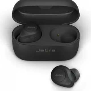 image #0 of מציאון ועודפים - אוזניות Bluetooth אלחוטיות True Wireless עם קייס טעינה אלחוטי Jabra Elite 85t WLC - צבע שחור