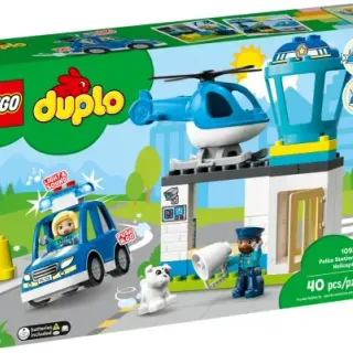 image #0 of תחנת משטרה ומסוק משטרתי LEGO Duplo 10959