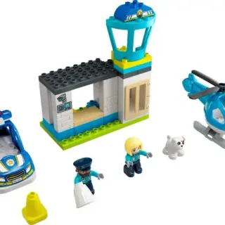 image #1 of תחנת משטרה ומסוק משטרתי LEGO Duplo 10959