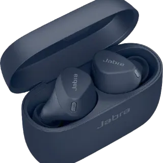 image #1 of מציאון ועודפים - אוזניות Bluetooth אלחוטיות True Wireless עם מיקרופון Jabra Elite 4 Active - צבע כחול כהה