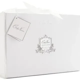 image #2 of מארז מתנה נר ריחני + מפיץ ריח מקלות + פרח משי עם 2 בשמים Cote Noire White Gardenia - לבן וכסוף