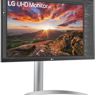 image #2 of מסך מחשב LG 27UP850-W 27'' IPS 4K UHD VESA HDR400 USB-C - כסוף
