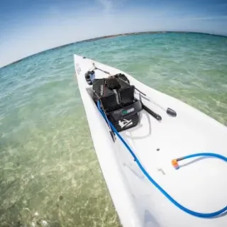 image #4 of מנשא מים 2.5 ליטר Source Durabag Kayak - צבע שחור/כתום