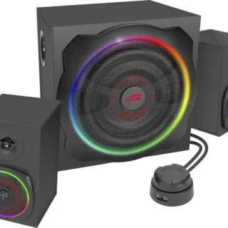 image #0 of מערכת רמקולים למחשב SpeedLink GRAVITY RGB 2.1 - צבע שחור