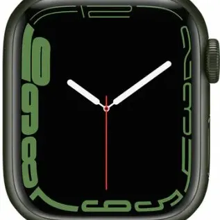 image #0 of מציאון ועודפים - שעון חכם Apple Watch 41mm Series 7 GPS צבע שעון Green Aluminum Case צבע רצועה Clover Sport Band
