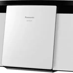 image #1 of מערכת סטריאו קומפקטית Panasonic SC-HC200 - צבע לבן