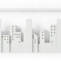image #0 of מתלה נוף אורבני Umbra Skyline - צבע לבן