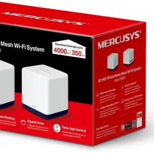 image #9 of זוג יחידות ראוטר MERCUSYS AC1900 Whole Home Mesh Wi-Fi System Halo H50G 