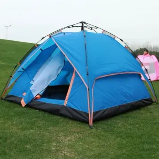 image #3 of אוהל פתיחה מהירה ל-4 אנשים עם 3 מצבים Playa - צבע כחול