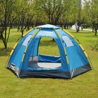 image #1 of אוהל פתיחה מהירה ל-6 אנשים Playa - צבע כחול