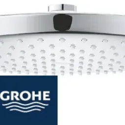 image #0 of ראש מקלחת 25 ס''מ עגול מצב זרימה יחיד GROHE דגם Vitalio Start 250 - צבע כרום