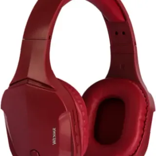 image #0 of מציאון ועודפים - אוזניות קשת On-Ear אלחוטיות עם מיקרופון Wesdar BH11 -צבע אדום