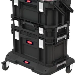 image #2 of עגלת טרולי Connect לארגז כלים מבית כתר - צבע שחור - עגלה בלבד