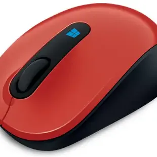 image #0 of עכבר אלחוטי נייד Microsoft Sculpt צבע אדום