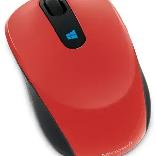 image #1 of עכבר אלחוטי נייד Microsoft Sculpt צבע אדום