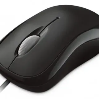 image #1 of עכבר ארגונומי Microsoft Basic Optical USB Mouse - דגם P58-00057 (אריזת Retail) - צבע שחור