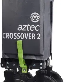 image #1 of עגלת קמפינג מתקפלת Aztec Crossover 2 - צבע ירוק/אפור