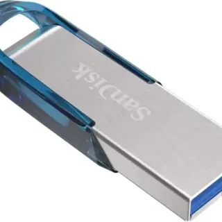 image #2 of זיכרון נייד SanDisk Ultra Flair USB 3.0 - דגם SDCZ73-064G-G46B - נפח 64GB - צבע Tropical Blue