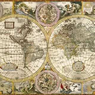 image #1 of פאזל 3000 חלקים מבית Clementoni - מפה עתיקה