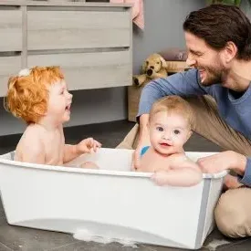 image #7 of אמבטיה מתקפלת Stokke Flexi Bath X-Large - צבע לבן