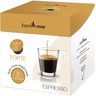 image #0 of 16 קפסולות Forte תואמות Dolce Gusto מבית Espresso Mor