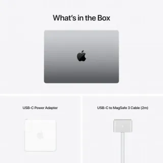 image #4 of מציאון ועודפים - מחשב Apple MacBook Pro 14 Apple M1 Pro Chip 10-Core CPU 16-Core GPU 1TB Storage 16GB RAM - צבע Space Gray - דגם MKGQ3HB/A / Z15H-HB-KIT