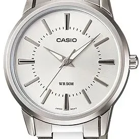 image #0 of שעון יד אנלוגי לאישה עם רצועת Stainless Steel כסופה Casio LTP-1303D-4AVDF - צבע כסוף