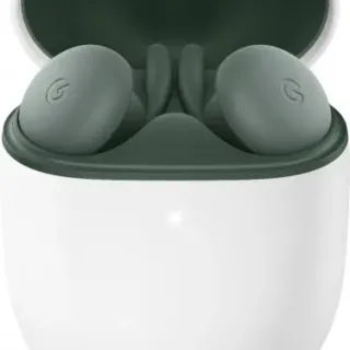 image #1 of אוזניות אלחוטיות Google Pixel Buds A-Series - צבע לבן/ירוק זית כהה