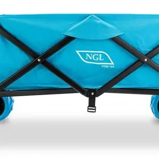 image #3 of עגלת ים/שטח Premium מתקפלת עם גלגלים רחבים דגם Rocky מבית NGL - צבע תכלת