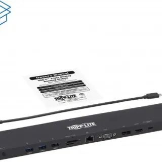 image #5 of תחנת עגינה  Tripp Lite USB-C Dock Triple Display U442-DOCK7D-B - צבע שחור