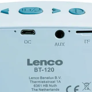 image #6 of רמקול נייד נטען Lenco BT-120BU  - צבע כחול