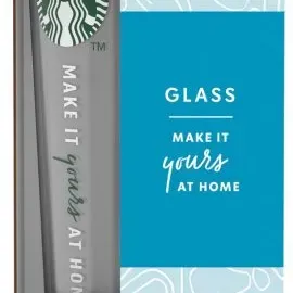 image #1 of כוס זכוכית ממותגת 360 מ''ל Starbucks