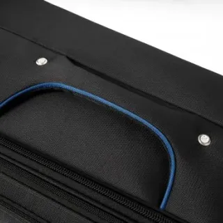 image #11 of סט מזוודות בד 20+24+28 אינץ' דגם Napolitano מבית Camel Mountain - צבע שחור וכחול