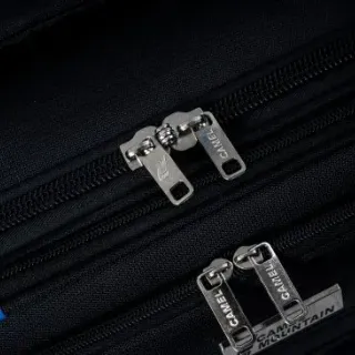 image #2 of סט מזוודות בד 20+24+28 אינץ' דגם Napolitano מבית Camel Mountain - צבע שחור וכחול