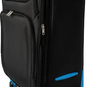 image #5 of סט מזוודות בד 20+24+28 אינץ' דגם Napolitano מבית Camel Mountain - צבע שחור וכחול