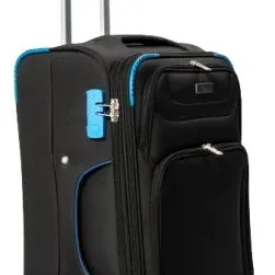image #7 of סט מזוודות בד 20+24+28 אינץ' דגם Napolitano מבית Camel Mountain - צבע שחור וכחול