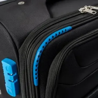 image #3 of סט מזוודות בד 20+24+28+32 אינץ' דגם Napolitano מבית Camel Mountain - צבע שחור וכחול