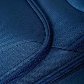 image #8 of סט מזוודות בד 20+24+28 אינץ' דגם Napolitano מבית Camel Mountain - צבע כחול וצהוב