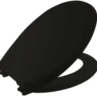 image #0 of מושב אסלה מעץ יצוק דגם שיקגו מבית Bemis - צבע שחור