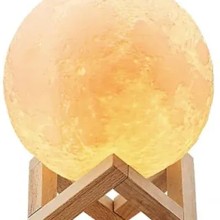 image #0 of מנורת לילה תלת מימדית בצורת ירח מבית Yamayo