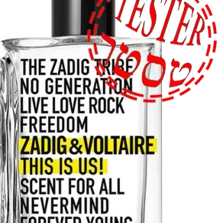 image #0 of בושם יוניסקס 100 מ''ל !Zadig & Voltaire This Is Us או דה טואלט E.D.T - טסטר