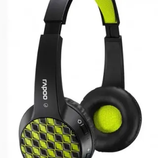 image #3 of אוזניות בלוטות Rapoo Stereo Multi-Style S100 - צבע שחור/צהוב