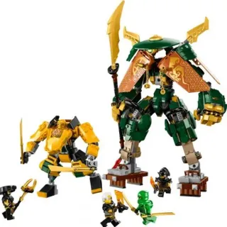 image #0 of צוות רובוטי הנינג'ה של לויד וארין LEGO Ninjago Lloyd and Arins Ninja Team Mechs 71794