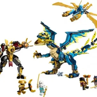 image #0 of דרקון האלמנטים נגד רובוט הקיסרית LEGO Ninjago Elemental Dragon vs The Empress Mech 71796