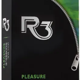 image #0 of מארז קונדומים R3 Pleasure - סך הכל 5 יחידות